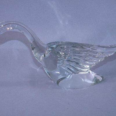 HEISEY GLASS SWAN
