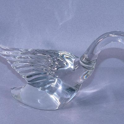 HEISEY GLASS SWAN
