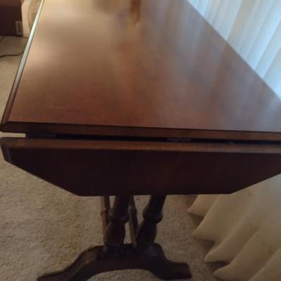 Wooden Double Drop Leaf Console Table