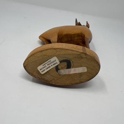 Hand Carved Teak Wood Deer Figures -Kenya