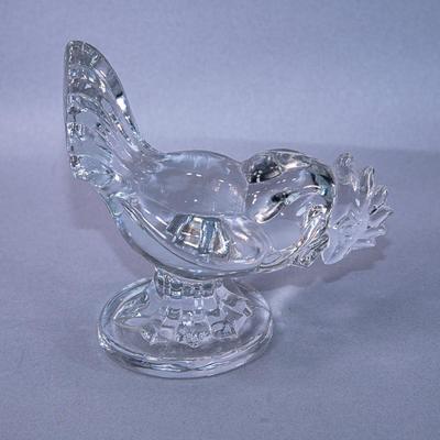 NEW MARTINSVILLE GLASS ROOSTER