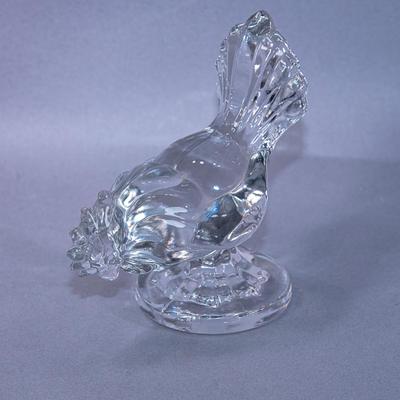 NEW MARTINSVILLE GLASS ROOSTER
