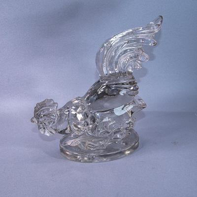 HEISEY GLASS/CRYSTAL ROOSTER