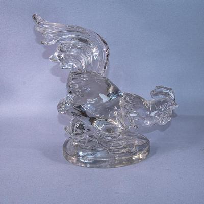 HEISEY GLASS/CRYSTAL ROOSTER