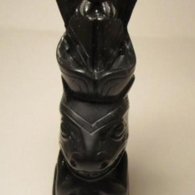 Black totem, 5" tall