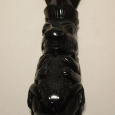 Black totem, 5" tall