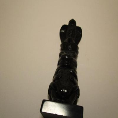Black totem, 5" tall