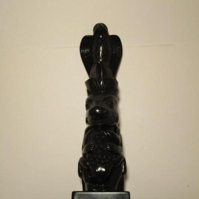 Black totem, 5" tall