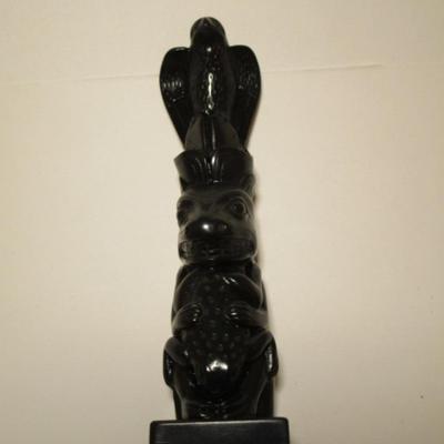 Black totem, 5" tall