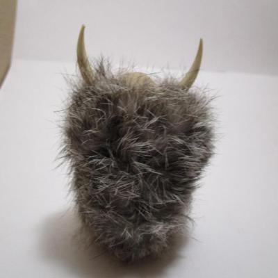 Furry Viking, made of wood & fur