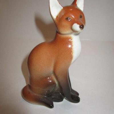 Lomonosov Imperial Porcelain Fox