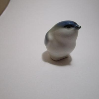 Lomonosov Imperial Porcelain Sweet Little Blue Tit Bird