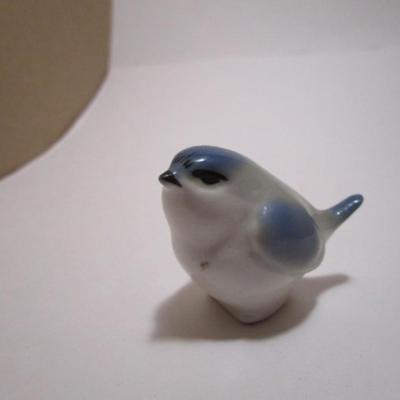 Lomonosov Imperial Porcelain Sweet Little Blue Tit Bird