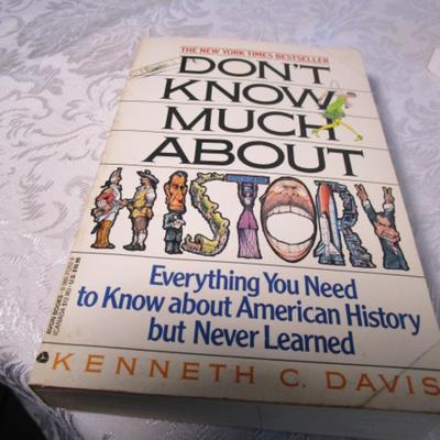 1 novel, 1 history book, 2 answer books