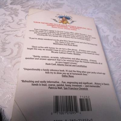 1 novel, 1 history book, 2 answer books