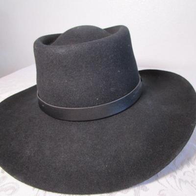 Black Cowboy Hat size 7-5/8