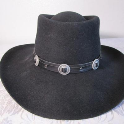 Black Cowboy Hat size 7-5/8