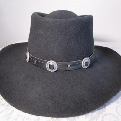 Black Cowboy Hat size 7-5/8