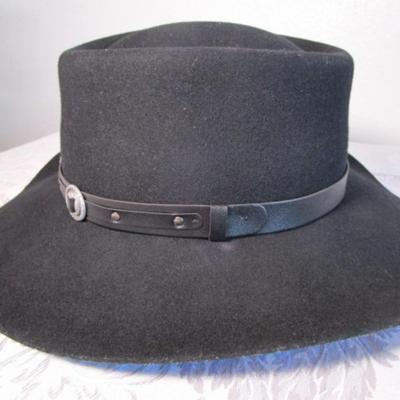 Black Cowboy Hat size 7-5/8