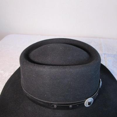 Black Cowboy Hat size 7-5/8
