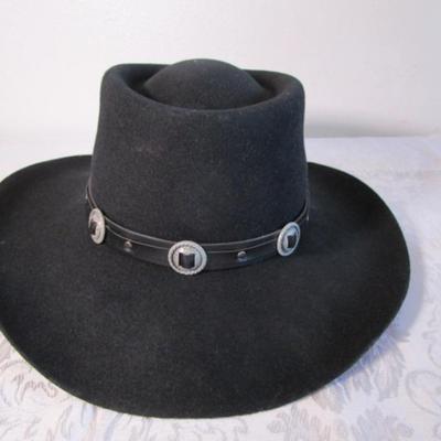 Black Cowboy Hat size 7-5/8