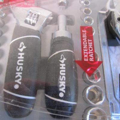 Husky 46-piece stubby combination wrench & socket set