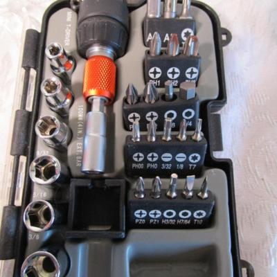 Tactix mini ratchet T-driver set, 27 pieces