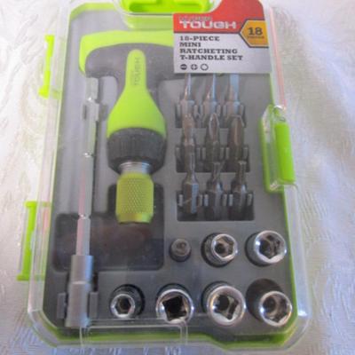 Hypertough 18-piece mini ratcheting T-handle set