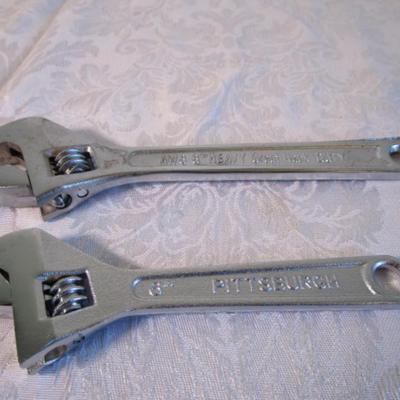 AW8 8" heavy great neck duty wrench, 6" Pittsburg wrench