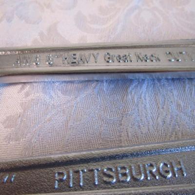 AW8 8" heavy great neck duty wrench, 6" Pittsburg wrench