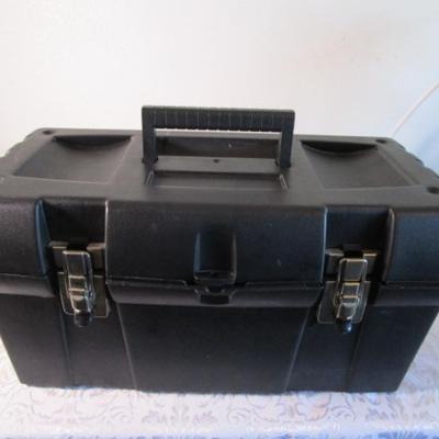Zag Black hard plastic tool box
