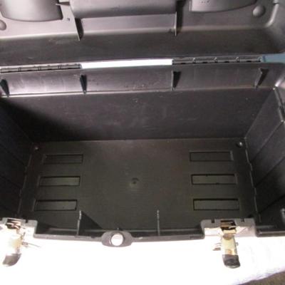Zag Black hard plastic tool box