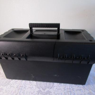 Zag Black hard plastic tool box