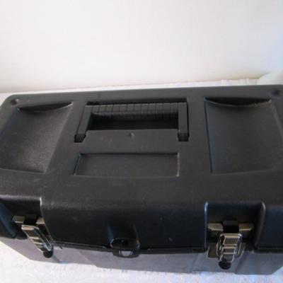 Zag Black hard plastic tool box