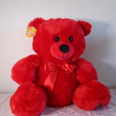 Red Teddy Bear, candy scented