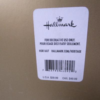 Hallmark Heritage Collection blown glass nutcracker
