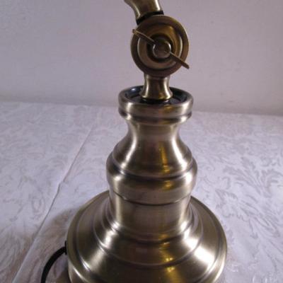 Brass colored lamp