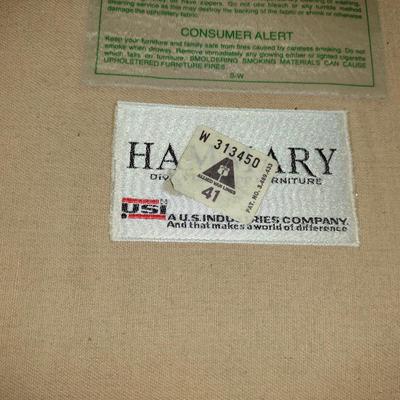 Hammary Upholstered, Three Cushion Sofa- Approx