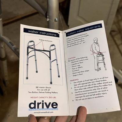 Drive and Medline Walkers, Bath Seats, and More (B1-DZ)