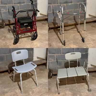 Drive and Medline Walkers, Bath Seats, and More (B1-DZ)