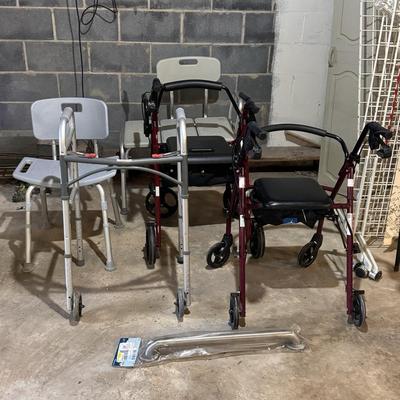 Drive and Medline Walkers, Bath Seats, and More (B1-DZ)