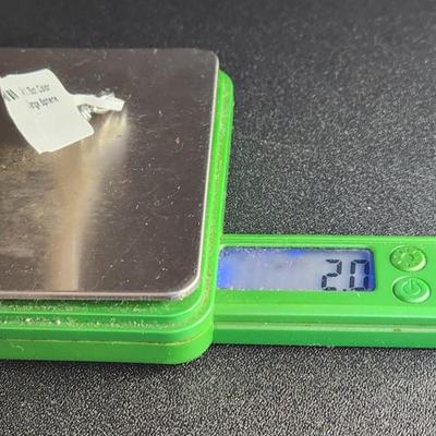 Very Rare 14k White Gold 1.75 Cttw Color Change Sphene Pendent