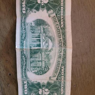 Red seal 1953 $2 bill
