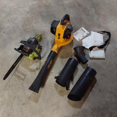 Poulan Pro Leaf Blower and Chainsaw (B1-BBL)