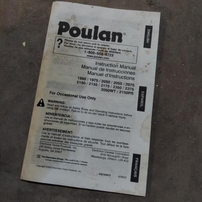 Poulan Pro Leaf Blower and Chainsaw (B1-BBL)