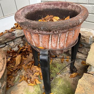 Set Of Three Concrete Pots