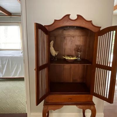 Vintage Birdcage Storage Cabinet