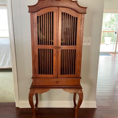 Vintage Birdcage Storage Cabinet