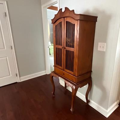 Vintage Birdcage Storage Cabinet