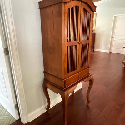 Vintage Birdcage Storage Cabinet